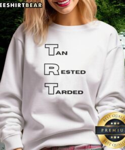 Nice tan rested sweatshirt perfect for casual wear, featuring a comfortable design and stylish look for all occasions.