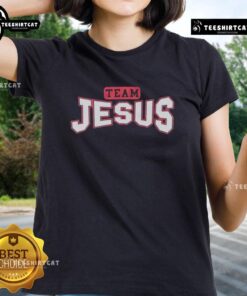 Alt Text: Ladies' tee from Nice Team Jesus Ministries featuring a stylish design promoting faith and community.