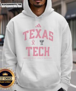 2025 Texas Tech Red Raiders sideline hoodie for Breast Cancer Health Awareness in stylish design and vibrant colors.