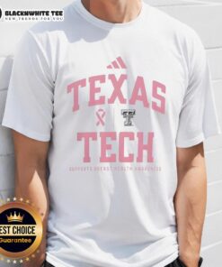 Alt Text: Texas Tech Red Raiders Sideline 2025 Breast Cancer Health Awareness T-Shirt in vibrant colors and supportive design.