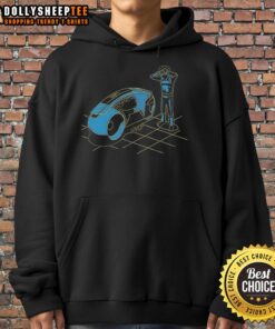 Sheldon Cooper Tron hoodie from The Big Bang Theory, featuring a vibrant design and cozy fit for fans and collectors.