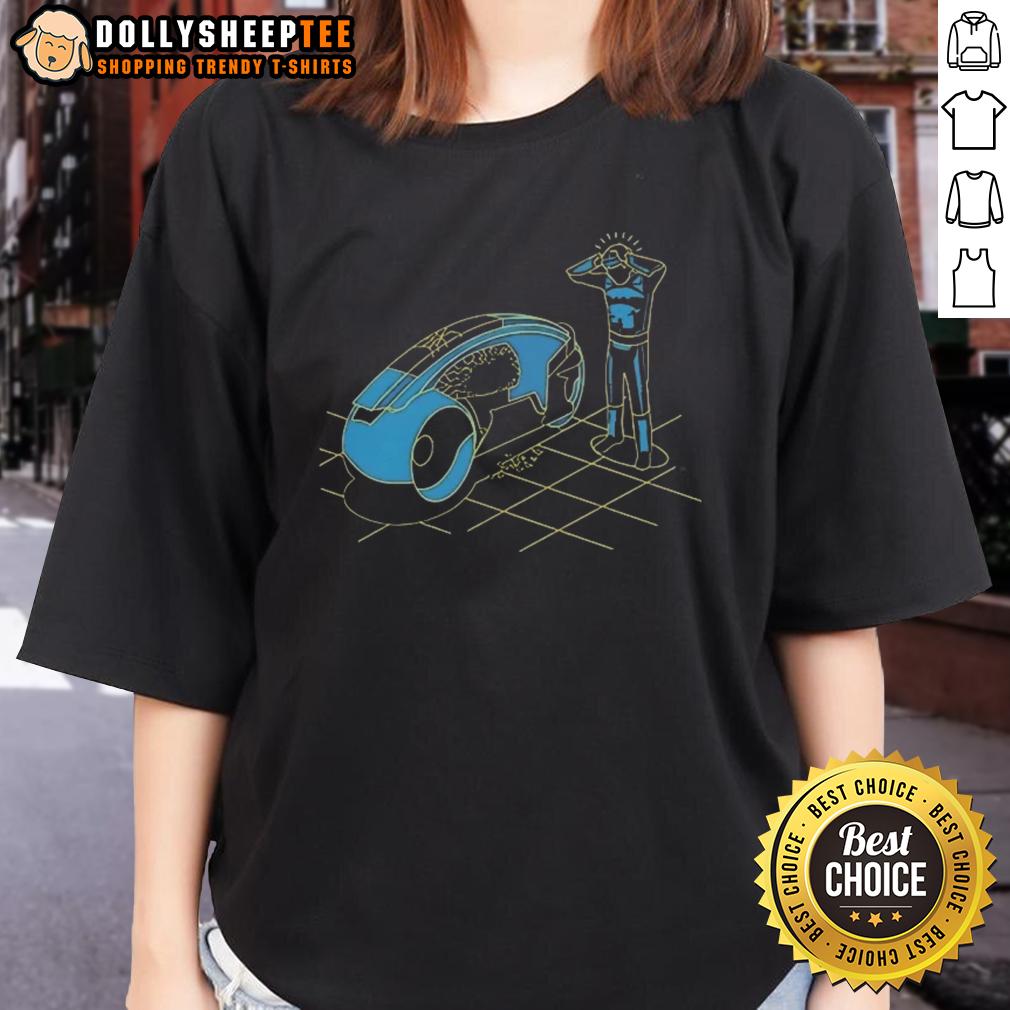 Nice The Big Bang Theory Sheldon Cooper Tron Ladies Tee Sheldon Cooper Tron Ladies Tee from The Big Bang Theory featuring vibrant graphic design and stylish cut for fans.