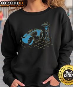 Sheldon Cooper Tron Sweatshirt from The Big Bang Theory, featuring a vibrant design and cozy fit for fans of the show.