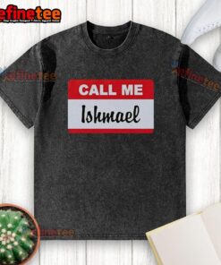 Alt Text: Nice Tom Home Economics Call Me Ishmael Washed T-Shirt featuring a stylish design and comfortable fit.