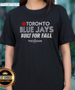 Alt Text: Ladies tee featuring Nice Toronto Blue Jays design, perfect for Fall 2025 postseason fans.