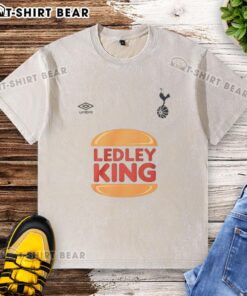 Nice Tottenham Hotspur X Ledley King hamburger washed t-shirt featuring a stylish design for fans.