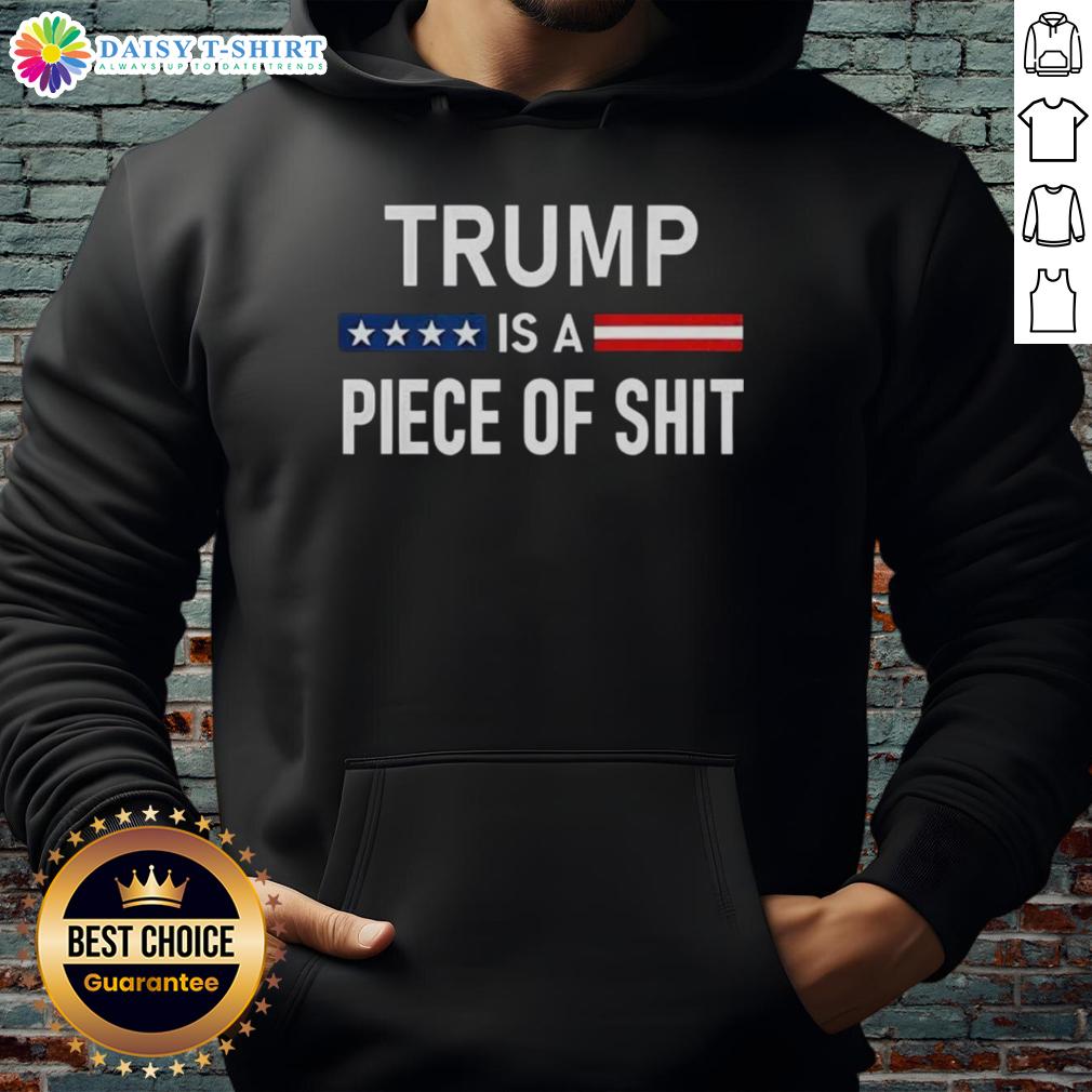 Nice Trump Is A Piece Of Shit 2025 Hoodie Nice Trump Is A Piece Of Shit 2025 Hoodie showcasing bold graphic design in vibrant colors for political statement enthusiasts.