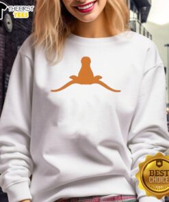 Funny rivalry sweatshirt featuring Texas horns down design, perfect for fans celebrating the Nice Tuck spirit.