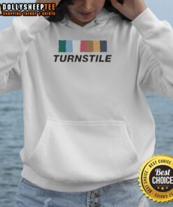 Stylish Nice Turnstile Color Wall Hoodie with vibrant colors and unique design, perfect for casual wear.