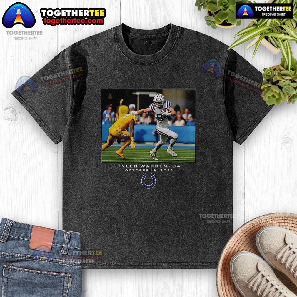 Nice Tyler Warren Indianapolis Colts Nfl Flash Features Week 7 Washed T Shirt Nice Tyler Warren Indianapolis Colts NFL Flash Features Week 7 Washed T-Shirt with team logo and stylish design.
