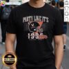 Nice Uva Football Party Like It's 2025 T-Shirt featuring vibrant graphics and a relaxed fit, perfect for game day.
