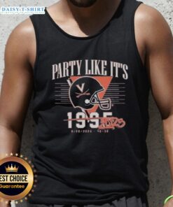 Nice Uva Football Party Like It's 2025 Tank Top featuring bold graphics for game day style and spirit.