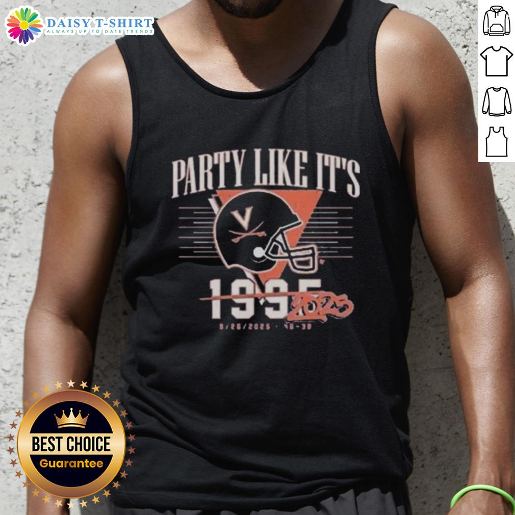 Nice Uva Football Party Like It'S 2025 Tank Top Nice Uva Football Party Like It's 2025 Tank Top featuring bold graphics for game day style and spirit.