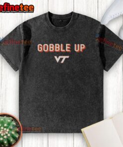 Alt Text: Virginia Tech Hokies Gobble Up VT washed t-shirt in maroon, perfect for fans and game day attire.