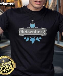 Stylish Walter White Heisenberg T-shirt featuring '99% Pure Crystal Meth' design, perfect for Breaking Bad fans.