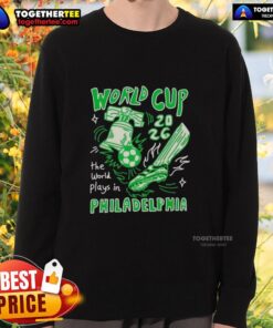 Philadelphia sweatshirt celebrating the Nice World Cup 2026 with vibrant design and sporty style for fans.