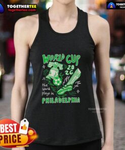 Philadelphia tank top featuring Nice World Cup 2026 design, celebrating global soccer and the host city's spirit.