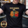 Funny 'Nice You've Changed Bro' Potato T-Shirt featuring a cartoon potato, perfect for humor lovers.
