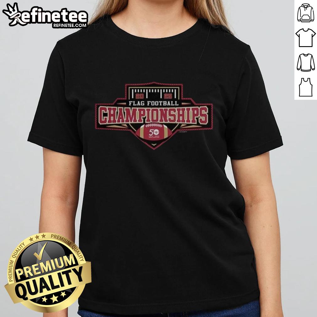official-2025-sooh-flag-football-championships-ladies-tee Alt Text: 2025 SOOH Flag Football Championships ladies tee featuring vibrant design and official logo for sports enthusiasts.