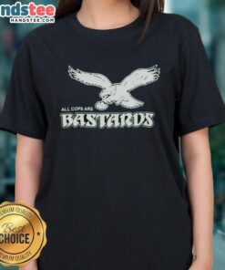 Official ACAB Eagles Ladies Tee featuring 'All Cops Are Bastards' graphic design in bold typography.