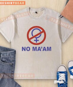 Al Bundy wearing a No Ma'am washed t-shirt, showcasing his iconic look from the classic TV series Married... with Children.