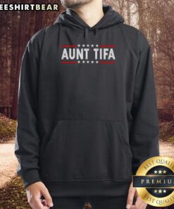 Official Aunt Tifa Logo Hoodie featuring a stylish design perfect for fans and casual wear enthusiasts.