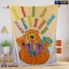 Official Bear In The Big Blue House Cartoon Blanket Fleece Customized Blanket