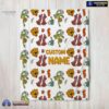 Official Bear In The Big Blue House Cute Character Blanket Fleece Customized Blanket