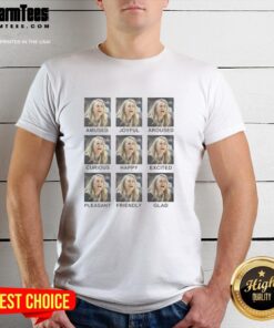 Official Becky Hammon t-shirt featuring an amused and joyful design, perfect for fans celebrating her vibrant personality.