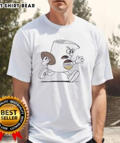 Official Bill Croskey Merritt Washington Commanders Hail T-Shirt featuring team colors and logo for fans and supporters.