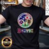 Official Boston Sports T-Shirt featuring Patriots, Red Sox, Bruins, Celtics, and Revolution logos in vibrant colors.