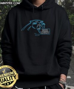 Alt Text: Official Bud Light Carolina Panthers hoodie featuring team colors and logo, perfect for fans and game day attire.