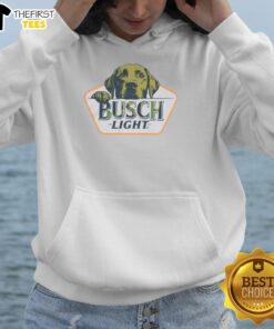 Official Busch Light Camo Dog Hoodie featuring a stylish camo design for dogs, perfect for outdoor enthusiasts.