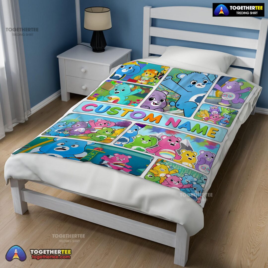 Official Care Bears Friends Blanket Fleece Customized Blanket