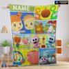 Official Cartoon Baby First TV Quilt Velveteen Cute Blanket Fleece Customized Blanket