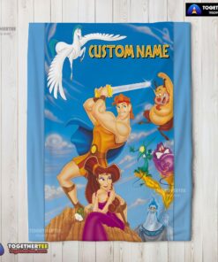 Official Cartoon Disney Hercules With Friends Blanket Fleece Customized Blanket
