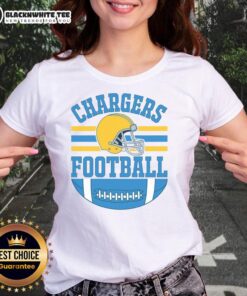 Official Chargers football fan gear ladies tee featuring team logo and stylish design for die-hard fans.