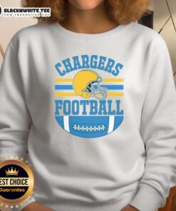 Official Chargers football fan gear sweatshirt featuring team colors and logo, perfect for game day and showing your support.