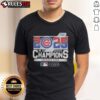 Official Chicago Cubs 2025 NL Division Series Champions T-Shirt featuring team logo and championship graphics.