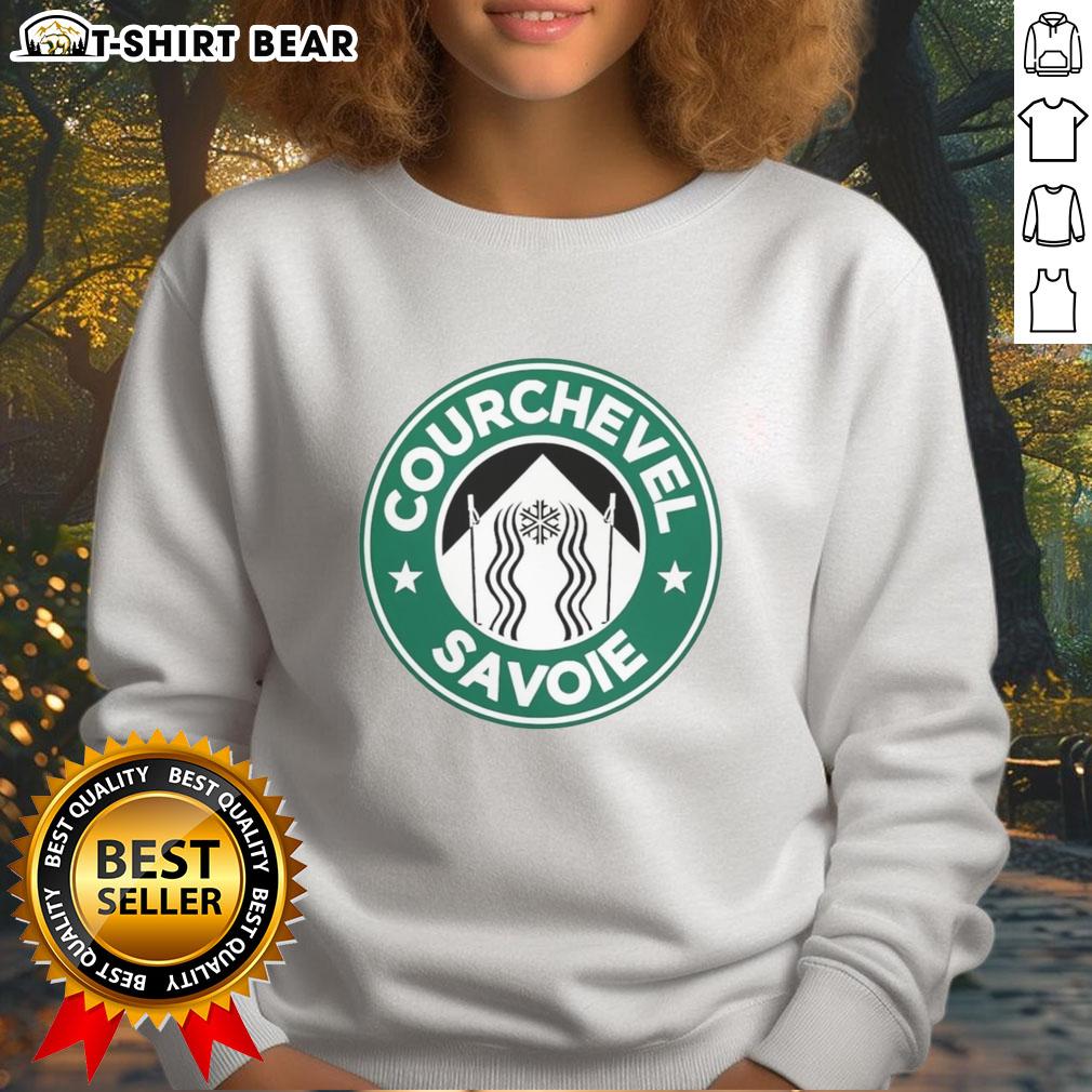 Official Courchevel Savoie X Starbucks Logo Parody Sweatshirt Official Courchevel Savoie X Starbucks logo parody sweatshirt featuring a stylish design and bold colors.