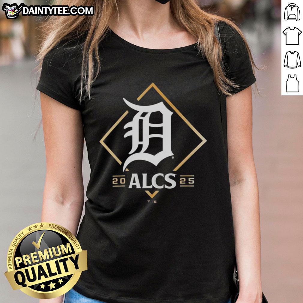 official-detroit-tigers-alcs-bound-2025-ladies-tee Official Detroit Tigers ALCS Bound 2025 Ladies Tee featuring team logo and stylish design for female fans.