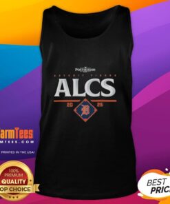 Official Detroit Tigers NLCS 2025 tank top showcasing team pride for the National League Championship Series.