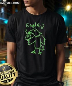 Alt Text: Official Eagle Philadelphia Eagles Kelly Green T-Shirt featuring team logo and vibrant color for loyal fans.