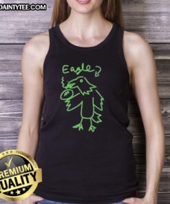 Official Philadelphia Eagles Kelly Green tank top featuring team logo, perfect for game day and fan apparel.