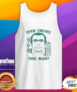 Official Ever Create This Man Meme Tank Top featuring a bold graphic design perfect for meme lovers and summer style.