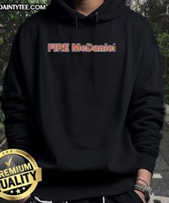 Official Fire Mike McDaniel Miami Dolphins football hoodie showcasing team colors and logo, perfect for fans and supporters.