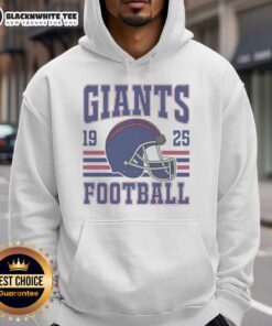 Official Giants Football Fan 1925 Hoodie in blue, showcasing team logo and vintage design for dedicated fans.
