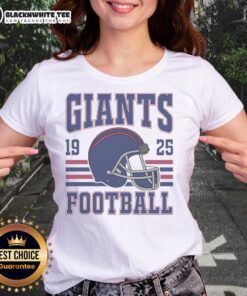 Official Giants Football Fan 1925 Ladies Tee featuring team colors and logo, perfect for dedicated fans and stylish women.