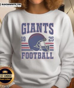 Official Giants Football Fan 1925 Sweatshirt in navy blue, featuring vintage logo and comfortable fit for game day.