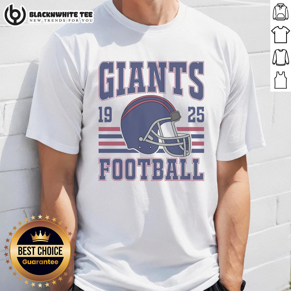 Official Giants Football Fan 1925 T Shirt Alt Text: Official Giants Football Fan 1925 T-Shirt featuring vintage design and team logo, perfect for loyal fans.